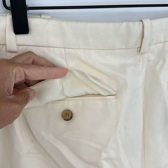 NWT J. Crew Womens Ivory High Rise Essential Wide Leg Pant Size 12P - Picture 9 of 15